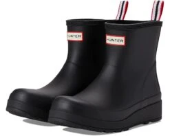 Hunter Play Short Linear Rainbow Print Boot