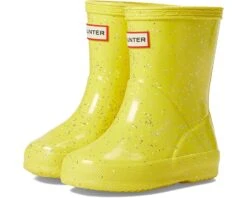 Hunter Kids Original First Classic Giant Glitter Wellington Boots (Toddler/Little Kid)