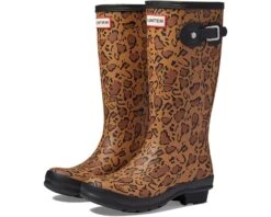 Hunter Kids Original Leopard Print Boot (Little Kid/Big Kid)
